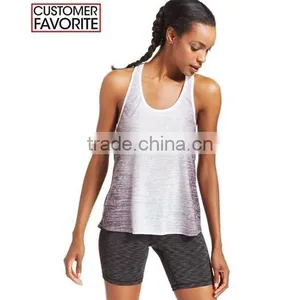 Women's Polyester Dry Fit T-Back Tank Top thumbnail-1
