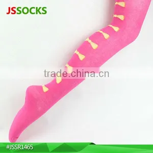 Girl Dancing Tights Pantyhose in Pink Colored With Nice Bowknot thumbnail-1