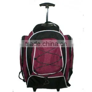 Promotional Rolling Luggage Trolley Backpack thumbnail-1