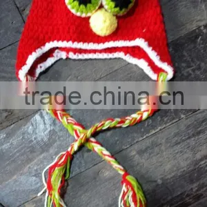 Crochet Hat Baby Boy/Girl Crochet Owl Animal Beanie Hat Cute Baby Crochet Hat thumbnail-1