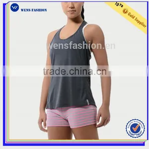 Back Mesh Dri Fit Workout Stringer Tank Top Women Gym Tank Top thumbnail-1