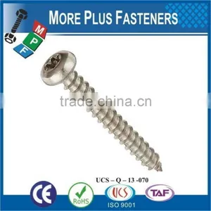 Made in Taiwan Zinc Plated Stainless Steel Black Oxide Sheet Metal Screw thumbnail-2