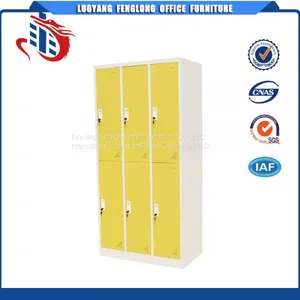 Changing Room 6 Door Metal Storage Lockers Luggage Student Locker Metal School Locker for Student thumbnail-2