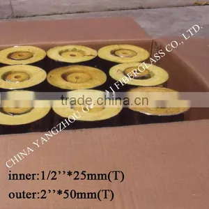 50mm Inner Diameter 2'' Fiberglass Wool Pipe in Z Shape for Heat Preservation thumbnail-2