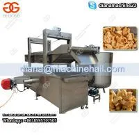 Continuous Pork Rinds Frying Machine|Automatic Peanut Fryer Machine thumbnail-2