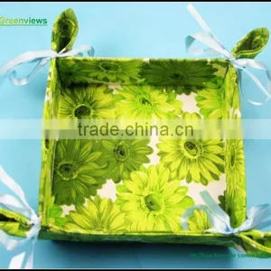 Foldable Decorative Fabric Non-woven Storage Box With Lid Fabric Storage Box thumbnail-4