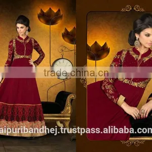 Ladies Neck Designs Salwar Kameez Bollywood Dress Anarkali Suit Pakistani Salwar Kameez Suit thumbnail-4