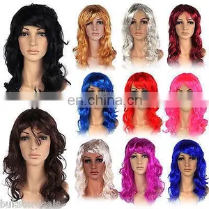 Multiple Colors Wave Synthetic Wig for Party Wholesale FW2018 thumbnail-1