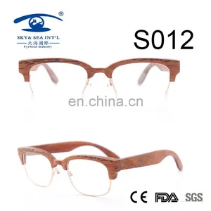 Gold Color Metal Rosewood Sunglasses thumbnail-1