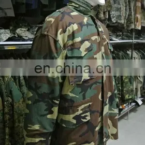 Wholesale Woodland Winter Men Camouflage M65 Field Army Jacket thumbnail-3