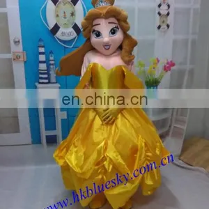 Adult Size Belle Mascot,Belle Princess Mascot Costume thumbnail-1