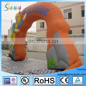 Yellow Children Theme Inflatable Entrance Arch For Activity thumbnail-2