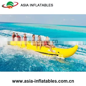 PVC Tarpaulin Inflatable Banana Boat Flying Fish for Sale, 3 Persons Inflatable Water Banana Boat Flyfish Raft thumbnail-3