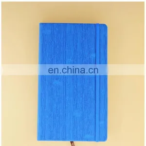 Factory Manufacture Customized Printing Hardcove Diary Blue Notebook,schedule Notebook With Elastic Band thumbnail-1