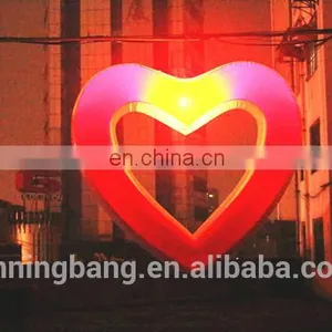 2018 Hot Sale LED Inflatable Heart for Wedding Decoration thumbnail-1