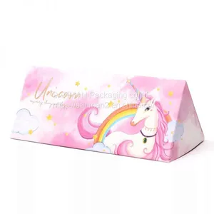 Cardboard Triangle Shaped Candy Packaging Paper Box thumbnail-4