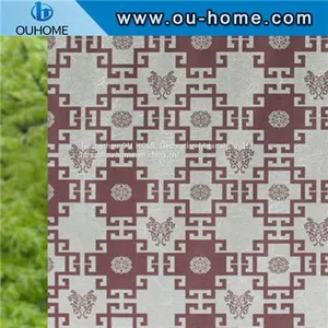 BT855 Removable Stained Glass Tinting Window Film thumbnail-3