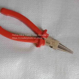 Explosion-proof Outer Baffle Ring Pliers 200mm Aluminum Bronze thumbnail-1