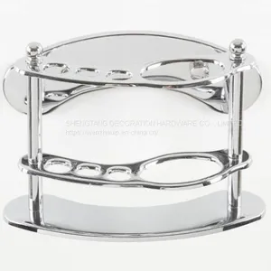 Multi - Functional Bathroom Accessories Wash Gargle Cup Holder Stainless Steel Toothbrush Holder Chrome Plated Simple Practical Object Holder thumbnail-1