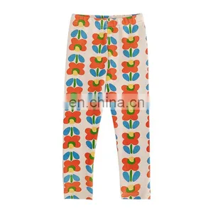 5648 Quickly Delivery Supplier Kid Girls Autumn Floral Outwear Legging thumbnail-1