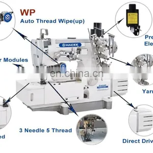 MC 500-01UTD Flat-Bed High Speed Direct Drive Electric Trimming Interlock Sewing Machine thumbnail-2