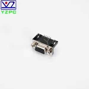 D-SUB D Connectors HDR15 Pin Right Angle Female Vga 3A thumbnail-2