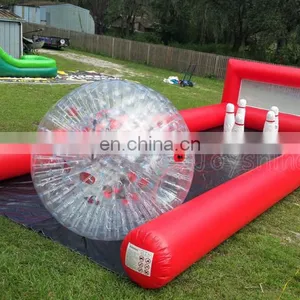 Giant Inflatable Human Bowling Pins Balloon Lanes Cheap Outdoor Inflatable Sport Bubble Bowling Ball Alley Set Game thumbnail-6