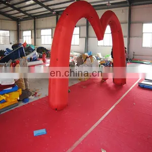 Top Quality Inflatable Red Heart Shape Wedding Arch/Inflatable Entrance Archway For Sale thumbnail-3
