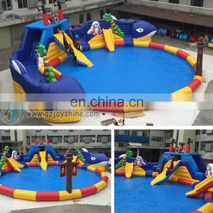 Human Size Water Roller Ball Pools Blow Up Orange Garden Inflatable Swimming Pool For Family thumbnail-5