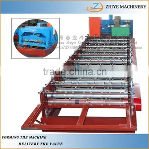 Roofing Sheet Tile Corrugating Iron Sheet Roll Forming Making Machine/Color Steel Roof Panel Forming Line thumbnail-5