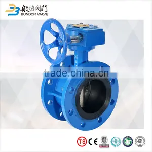 China Supplier Worm Gear Operated Flange Butterfly Valve Dimensions thumbnail-3