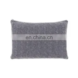Custom Design Silk Cotton and Cashmere Super Soft Pillow Case Cover for Decorated thumbnail-2