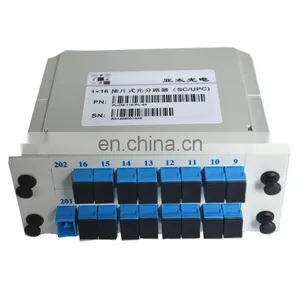 Best Selling Plug Shell V-groove Rack Mount 1*32 Price 1x4 Fiber Plc Sus Splitter thumbnail-4