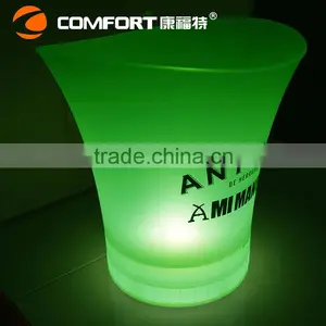 Competitive PP Plastic Belvedere Wine Bucket LED Ice Bucket thumbnail-2