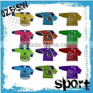 Latest Design Purple Ice Hockey Jersey Manufacturer in China thumbnail-3