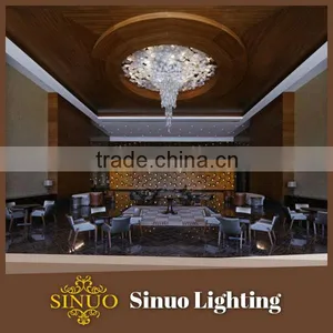 Modern Crystal Chandelier Ceiling Light thumbnail-1
