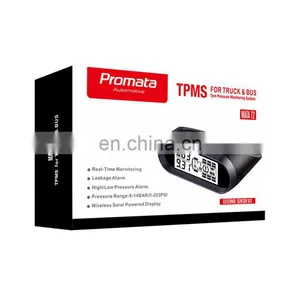 New Truck Tpms Wireless Display Solar Power 14 Tires External and Internal Sensor for Bus Caravan Truck thumbnail-5