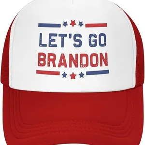 Let's Go Brandon Anti Biden Impeach Biden 46 Mesh Baseball Snapback Cap thumbnail-1