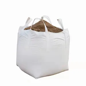 Baffled Type B FIBC Woven 1000kg Moistureproof Super Sacks 1 Ton Bag 1 Cubic Meter Bulk Bag for Metals and Minerals Bulk Bag thumbnail-5