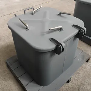 Steel 12V Hatch Cover for Boat Yacht Marine Anti-Corrosive Grey Weather-Tight Inspection Access thumbnail-4