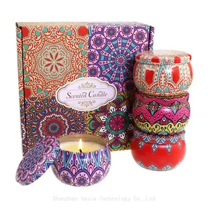 Wholesale Relaxing Candle Sets for Spa - 4/8/9PCS Options, Smokeless Soy Wax, Private Label Accepted thumbnail-3