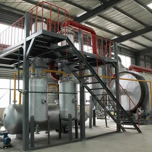 Used Tire Recycling Pyrolysis Plant to Fuel Oil Tyre Pyrolysis Furnace thumbnail-2
