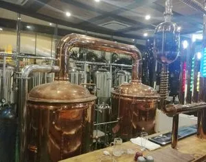 Copper Conical Jacketed Fermenter for Saccharification in Microbrewery Brewhouse Systems thumbnail-2