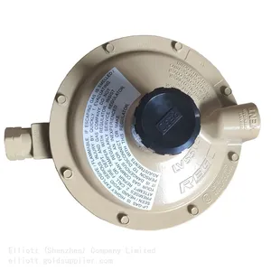 REGO LV5503C4 Pneumatic Gas Pressure Regulator Single-Stage LPG Relief Valves 32kg/h Burner Regulating Valves thumbnail-1