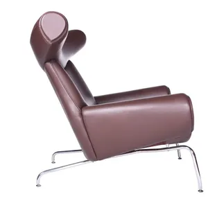 Hans J. Wegner OX Chair and Ottoman Replicas thumbnail-3