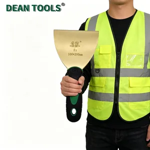 Aluminum Bronze Non-Sparking Putty Knife 200 mm Length With Plastic Handle for Hazardous Environment thumbnail-2