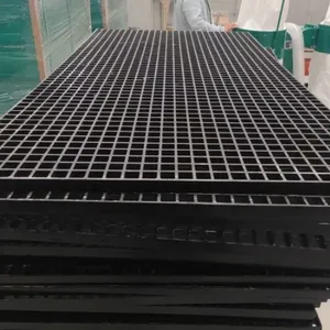 Fiberglass Reinforced Plastic Grating Yellow Color 38mm Thickness Fire Retardant Class B thumbnail-1