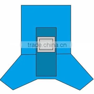 CE ISO FDA Disposable Surgical Laparoskopy Drape With Integrated Leggings thumbnail-1
