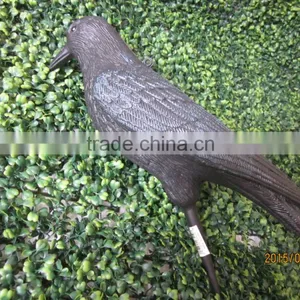 Plastic Hunting Big Crow ,with Stick ,hunting Crow Decoy ,big Crow Decoy thumbnail-1
