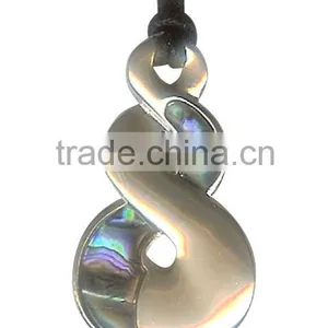 Maori Pikora Twist Leather Tribal Surfer Surf Necklace Tribal Surfer Surf Necklace thumbnail-1